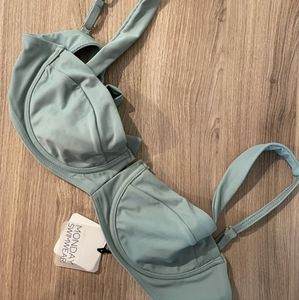 Monday Swimwear top M bottom S teal